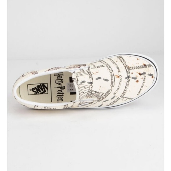 Vans  Shoes  Harry Potter X Vans Marauder Map Vans  Poshmark